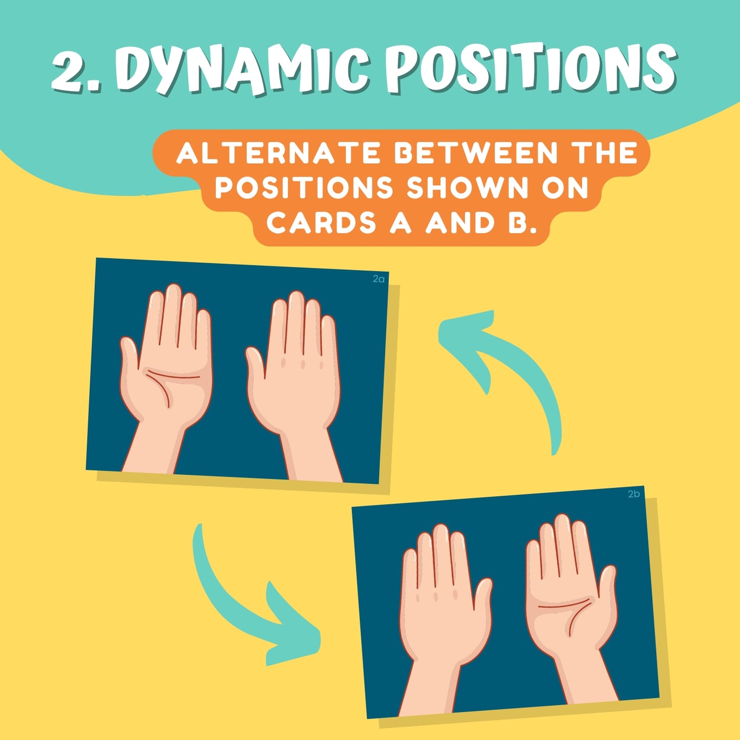 dynamic positions of hands